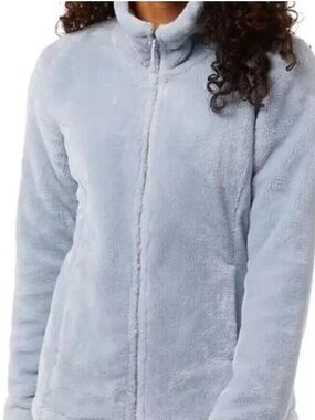 32 Degrees | Light Blue Plush Full-Zip Jacket